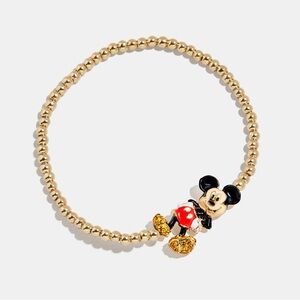 BaubleBar Gold Mickey Mouse Bracelet
